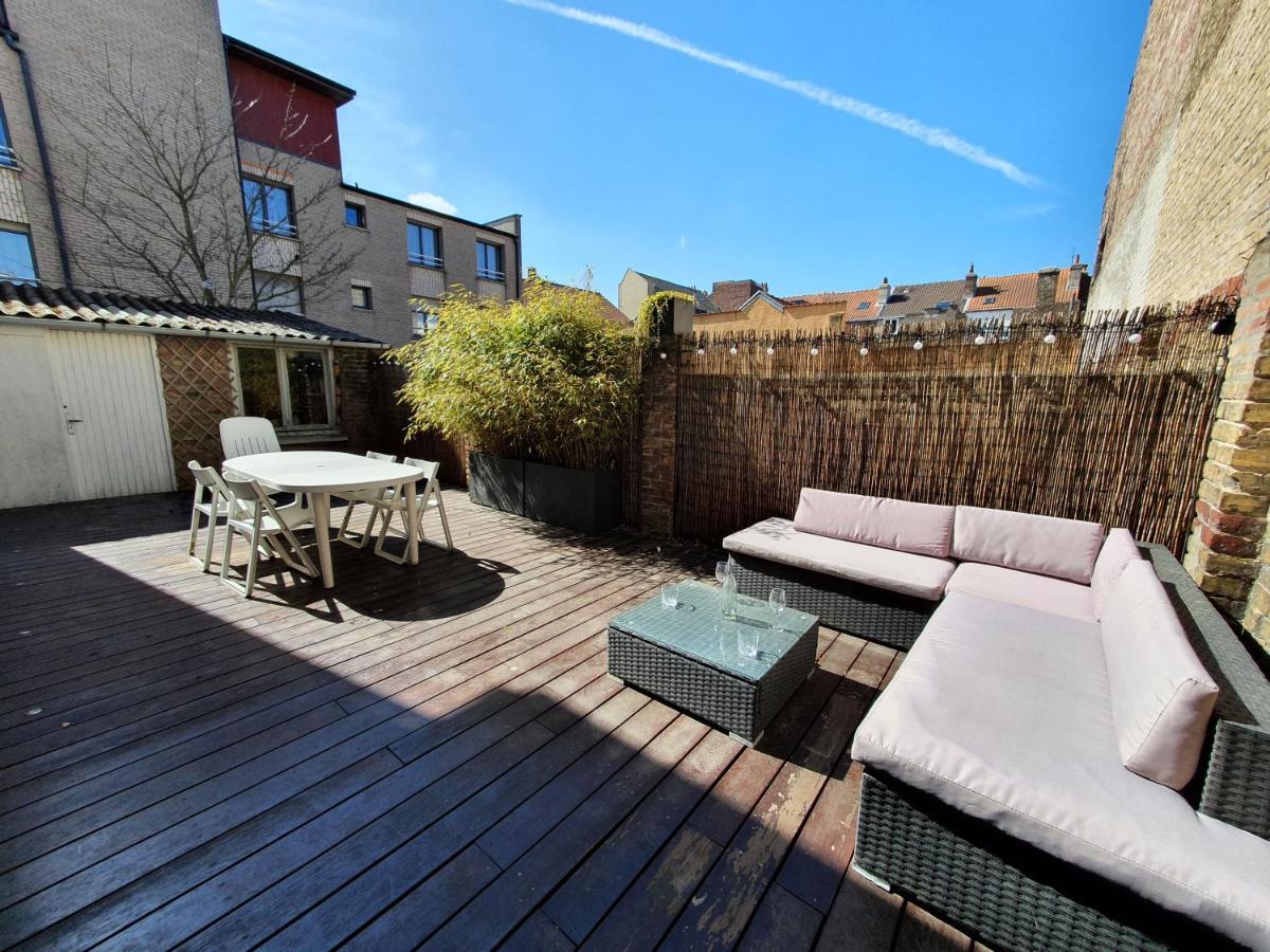 Grande Maison Avec Terrasses Ensoleillees - Large House With Sunny Terraces 됭케르크 외부 사진